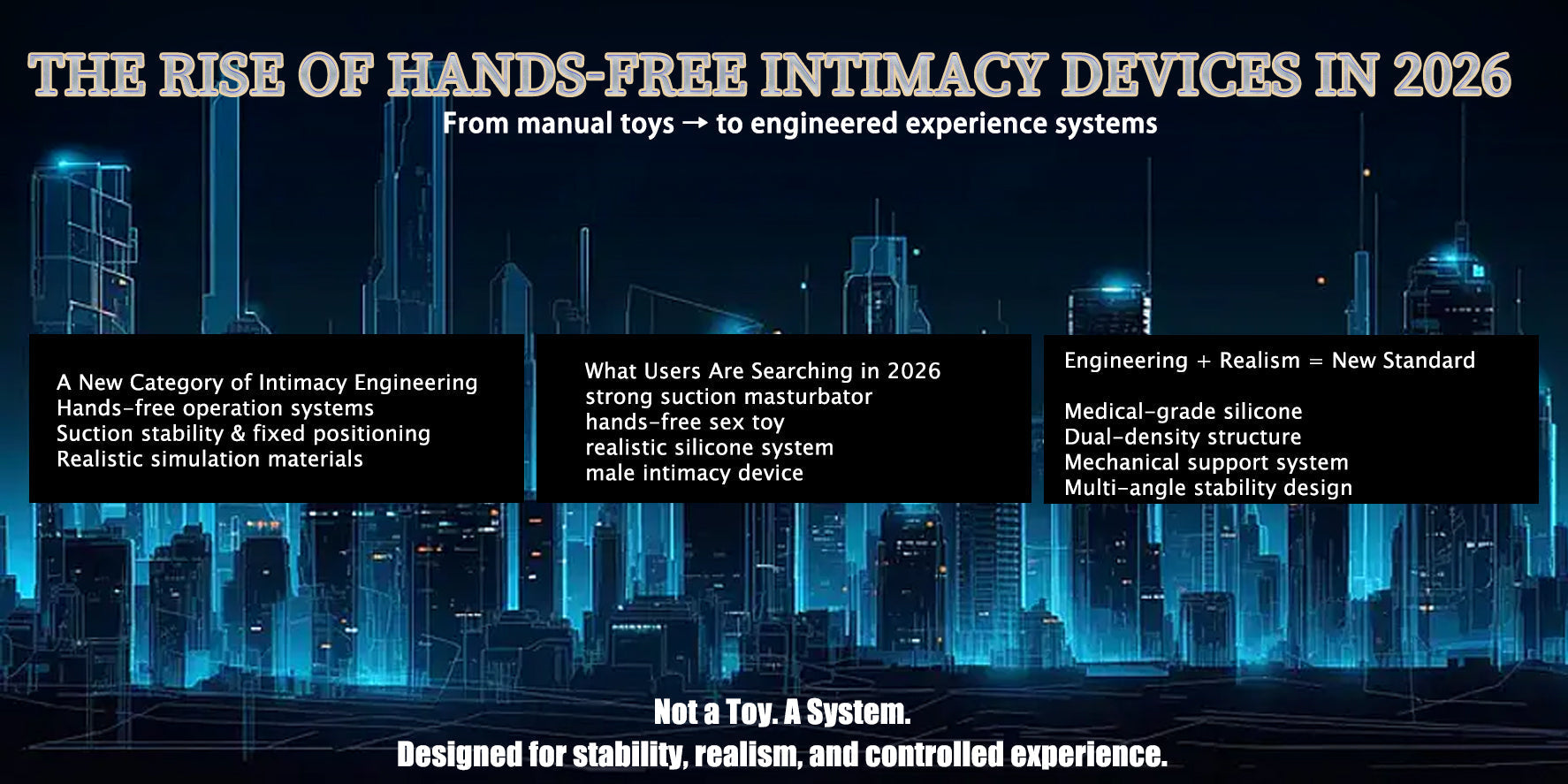 Hands-Free Intimacy Is Trending in 2026 – Why Mechanical Adult Toys Like JYBL Are Changing Solo Experience