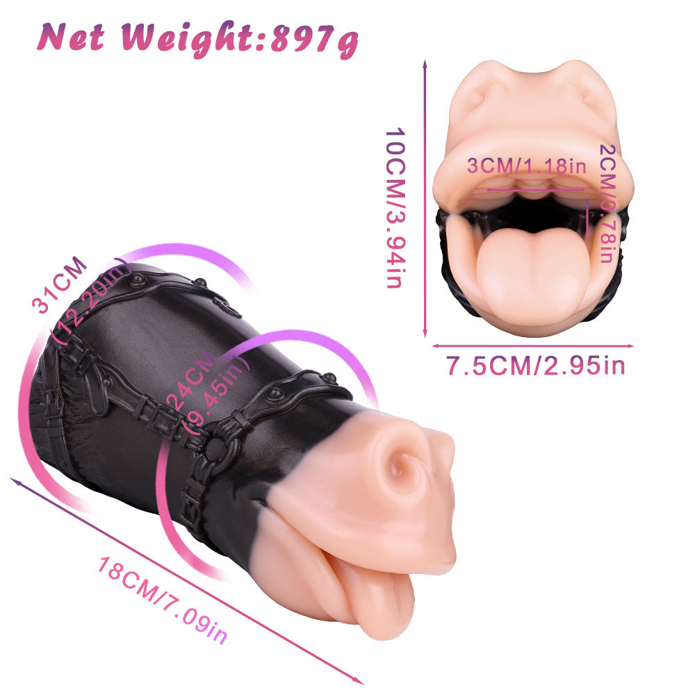 JY-Horse Mouth Silicone Masturbator