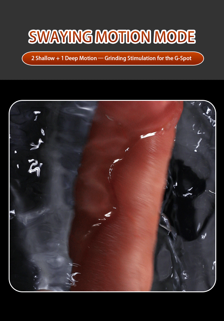 JY-Vibrating Retracting Dildo EYXS