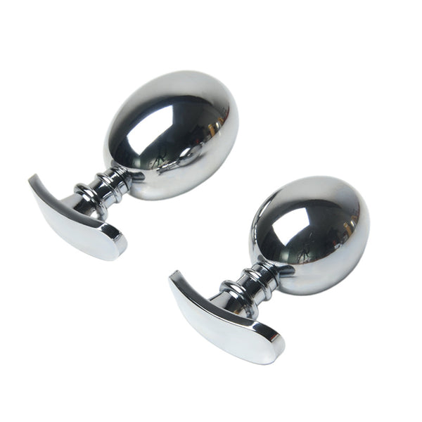 JY-Premium Edelstahl Hochleistungs-Analdildo