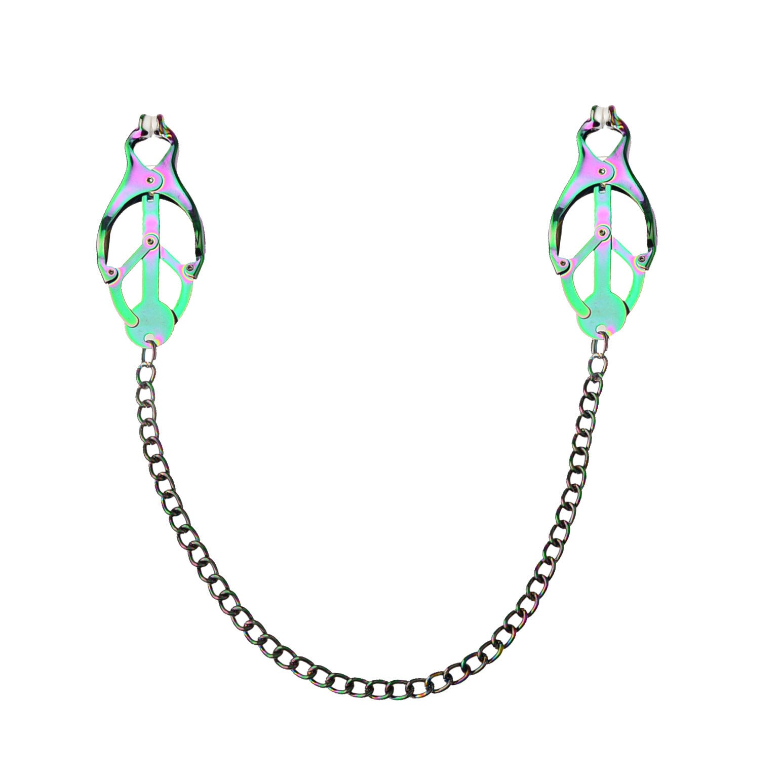 JY - Colorful Butterfly Metal Nipple Clamps